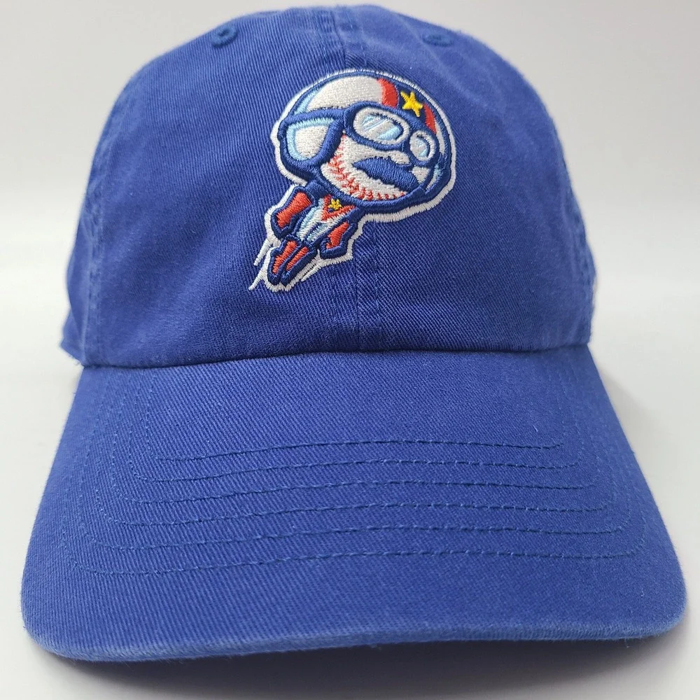 Kannapolis Cannon Ballers Hat Fitted M 47 Brand Franchise Blue MiLB Baseball Men